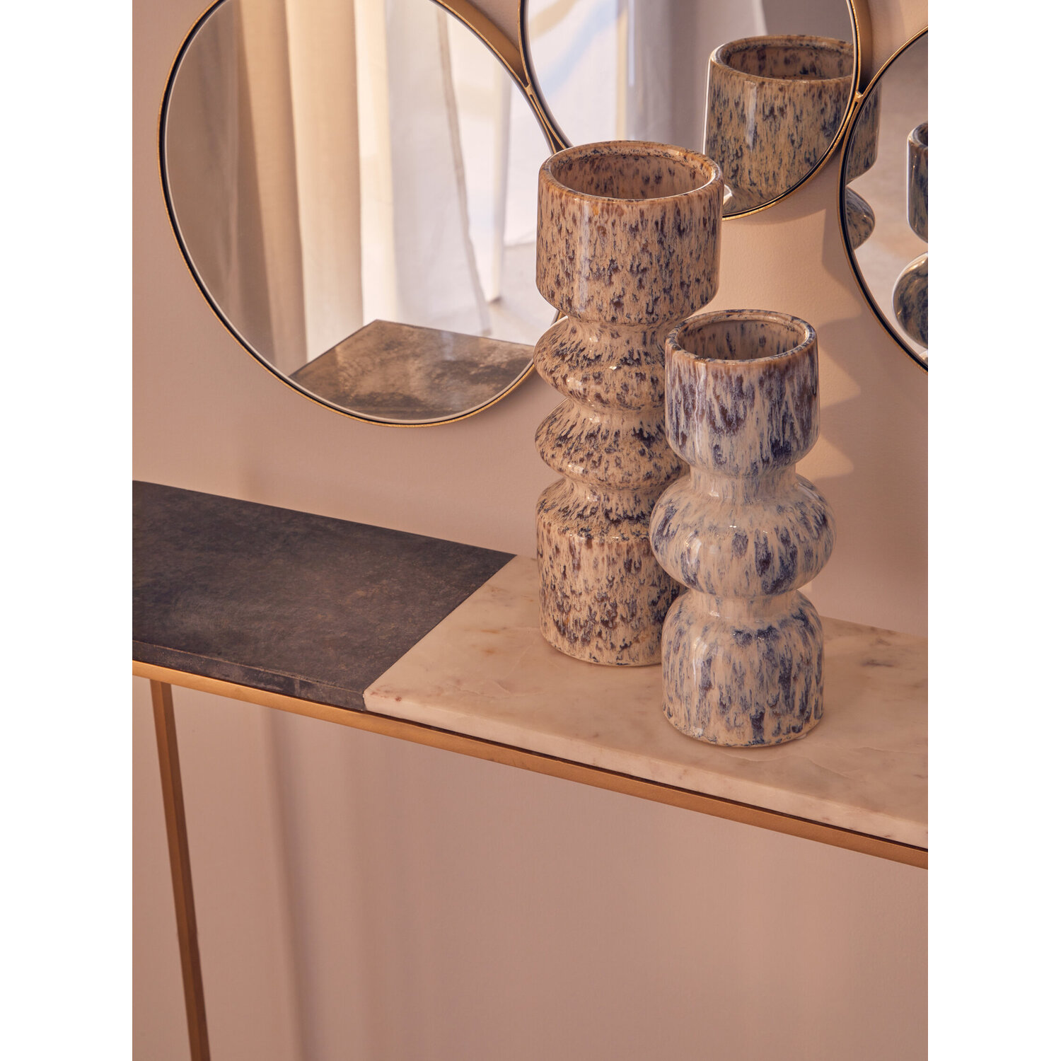 Interiors By Premier White Polyresin Large Vase - Stoneware 95%,Glaze 5%