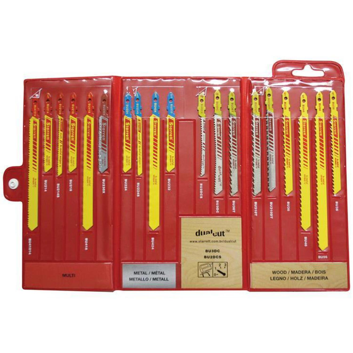 Starrett Bu4 Assortment Pack Of Hss Bi-Metal Unique Jig Saw Blades (19-Piece) - Image 4