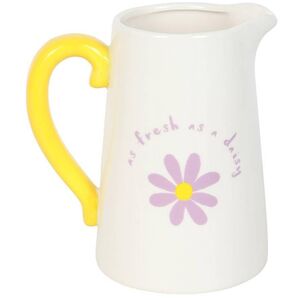 Something Different Fresh As A Daisy Flower Ceramic Jug