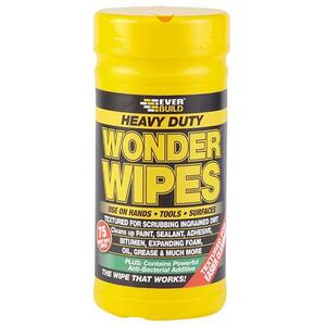Everbuild Heavy-Duty Wonder Wipes Tub Of 75