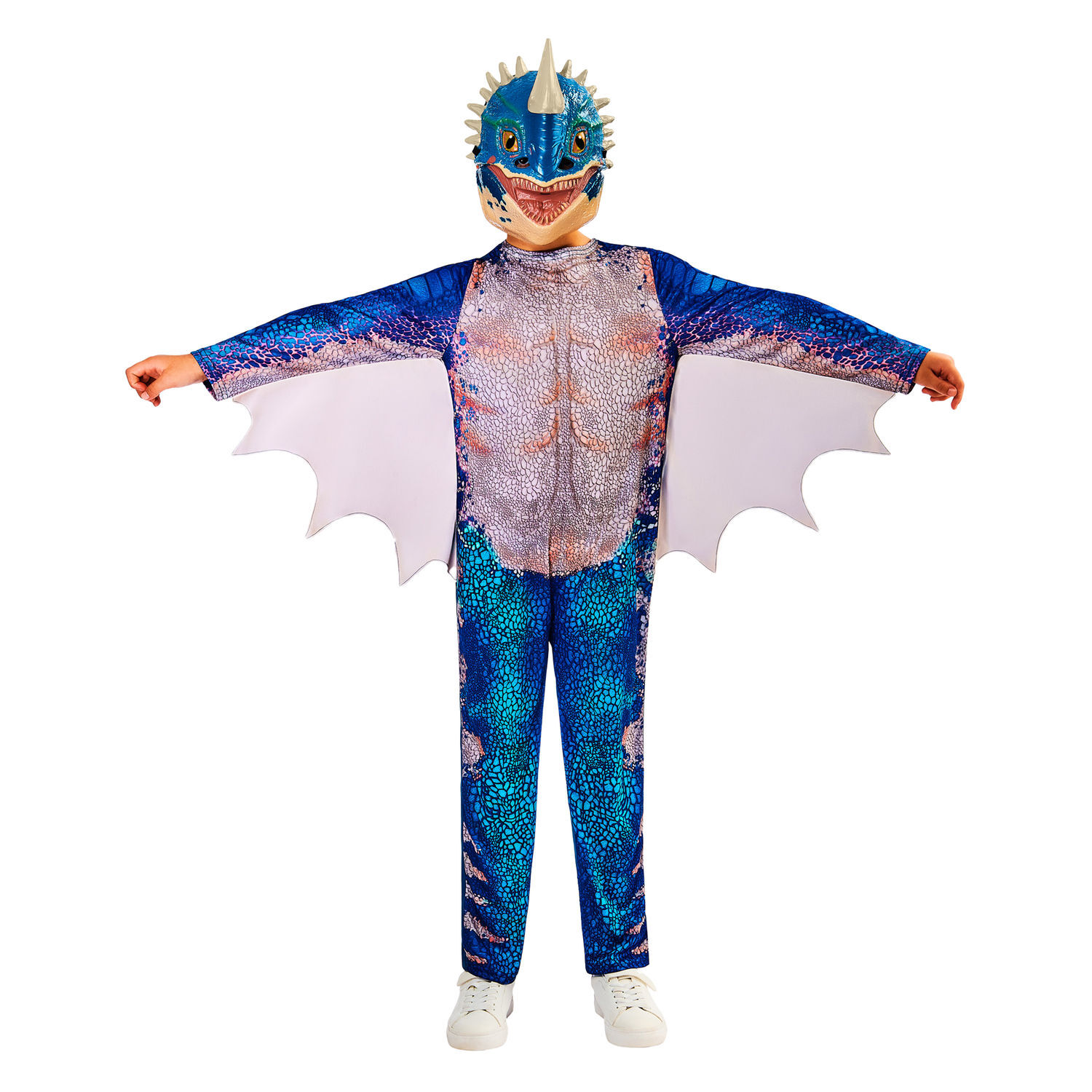 How To Train Your Dragon Childrens/Kids Nadder Costume Set - Multicoloured / 9-10 Years