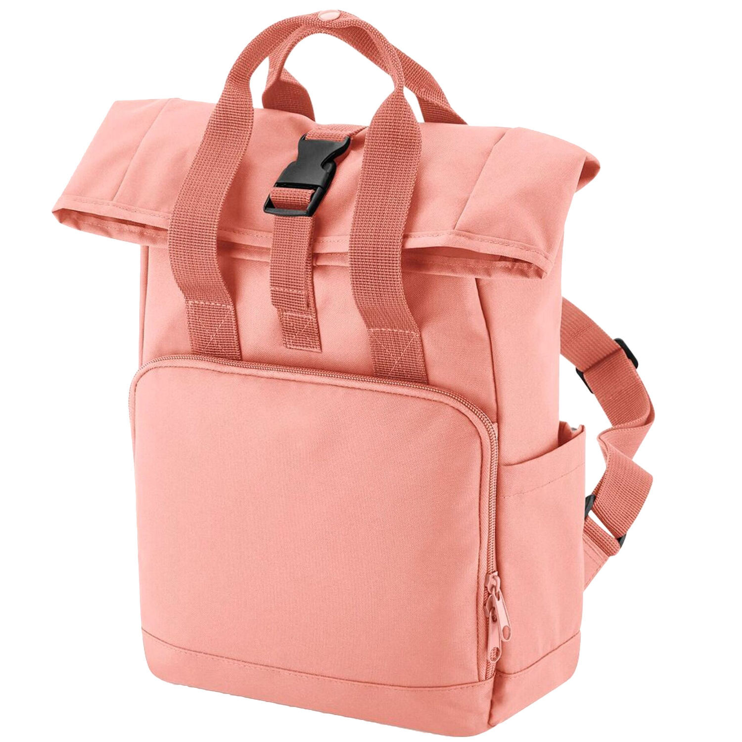 Bagbase Mini Recycled Twin Handle Backpack - Blush Pink