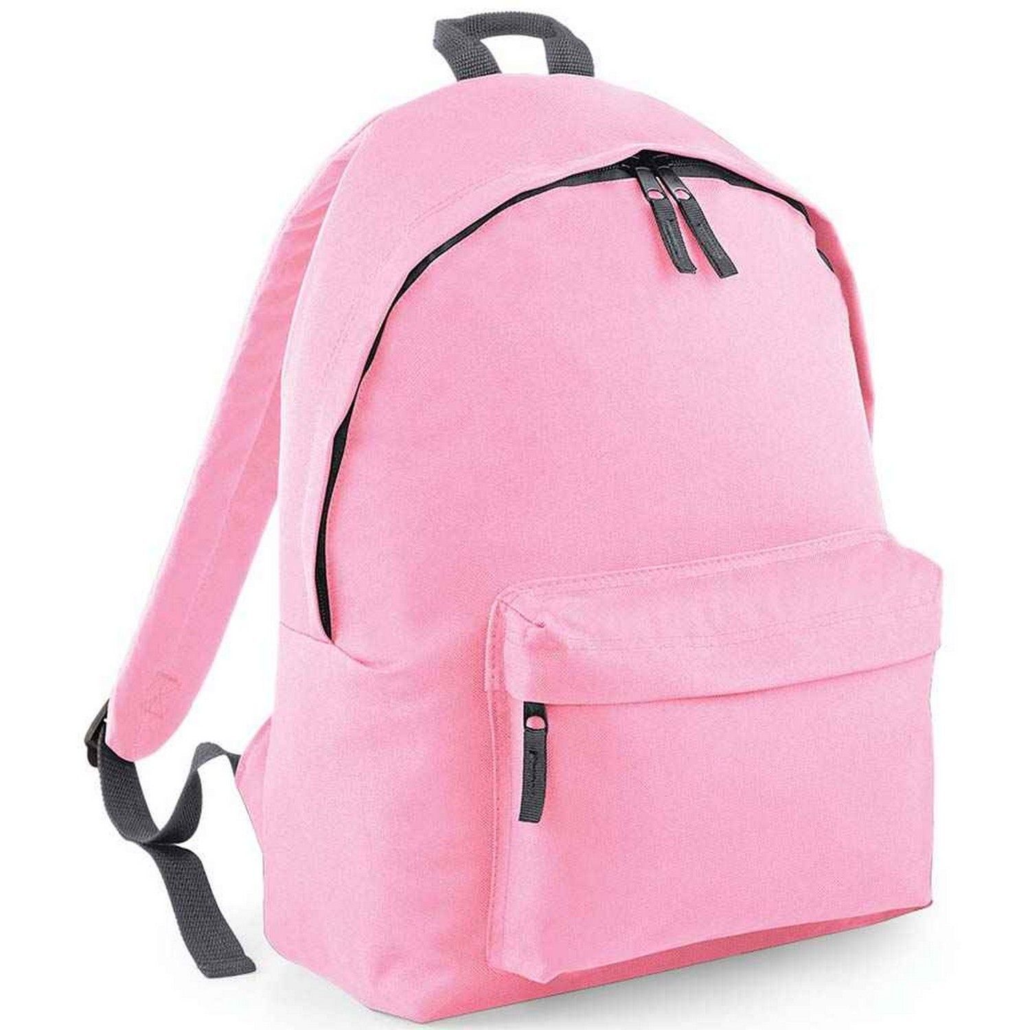 Bagbase Original Fashion Backpack - Classic Pink/Dark Grey / Polyester