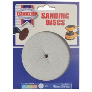 Faithfull Paper Sanding Discs 125mm