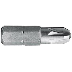Stanley Tools Pozidriv 3Pt Bit 25mm (Box Of 25)