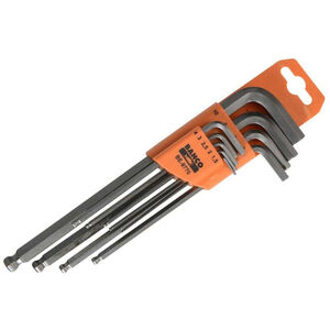 Bahco Metric Long Ball-End Hex Key Set  (Pack of 9)