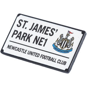 Newcastle United FC Street Sign Badge