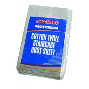 SupaDec Cotton Twill Staircase Dust Sheet