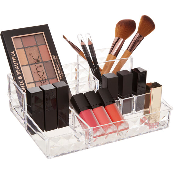Beauty Cosmetic Organiser With 11 Compartments