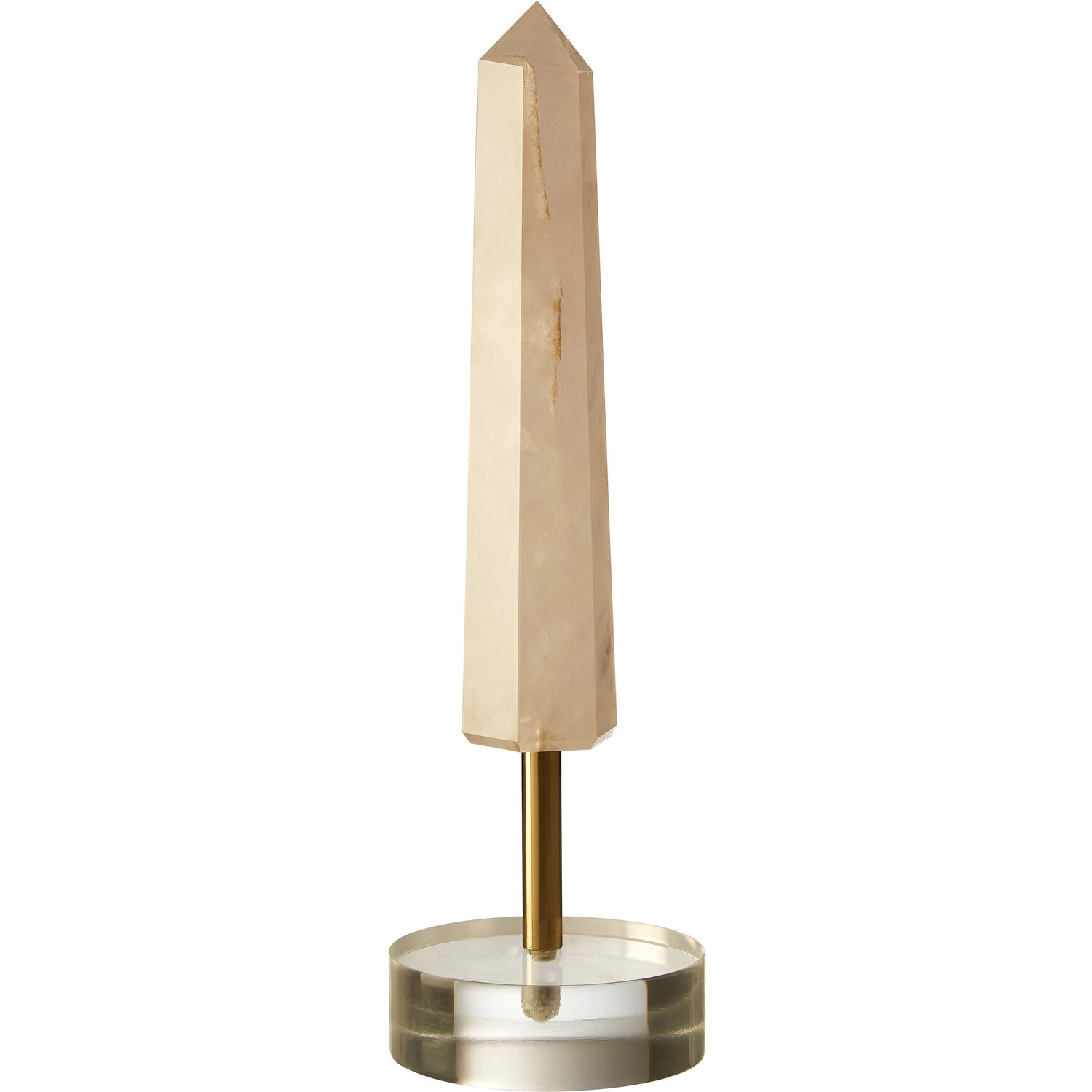 Orsina Bowerbird Large Obelisk Sculpture - Pink