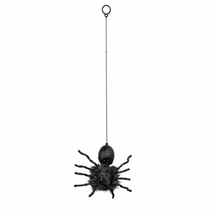Ash Dropping Dangling Halloween Spider Animatronic
