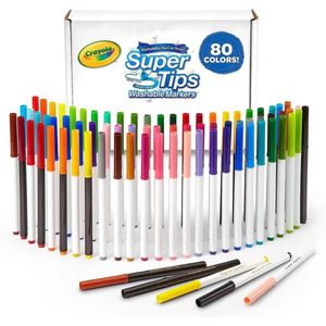 Crayola Washable Markers Set 80 Count