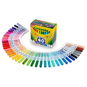 Crayola Ultra Clean Washable Markers 40 Count