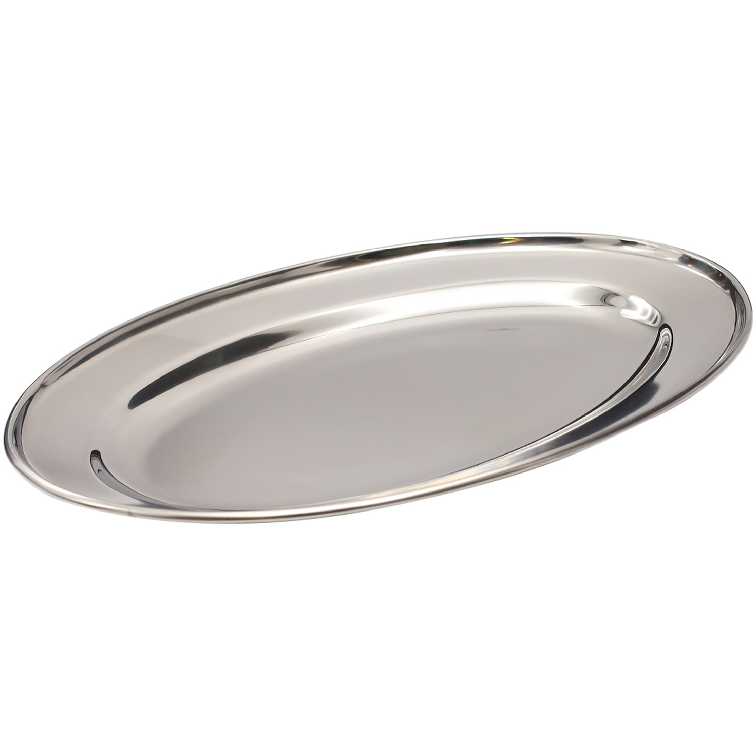 Image of Buckingham Oval Platter Serving Tray Stainless&hellip;