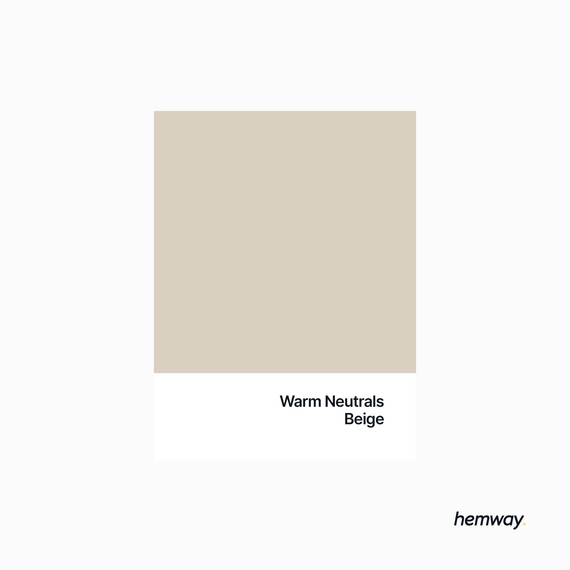 Hemway Chalk Paint Flat Matt Beige 1L