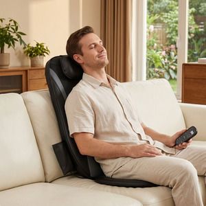 HOMCOM Back Massager with Heat Deep Tissue Massage Chair