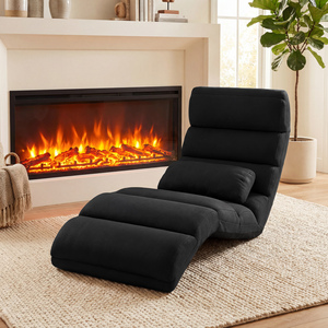Indoor Chaise Lounge Sofa with Adjustable Backrest
