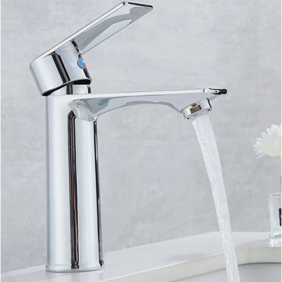 Basin Tap Silver with Waste