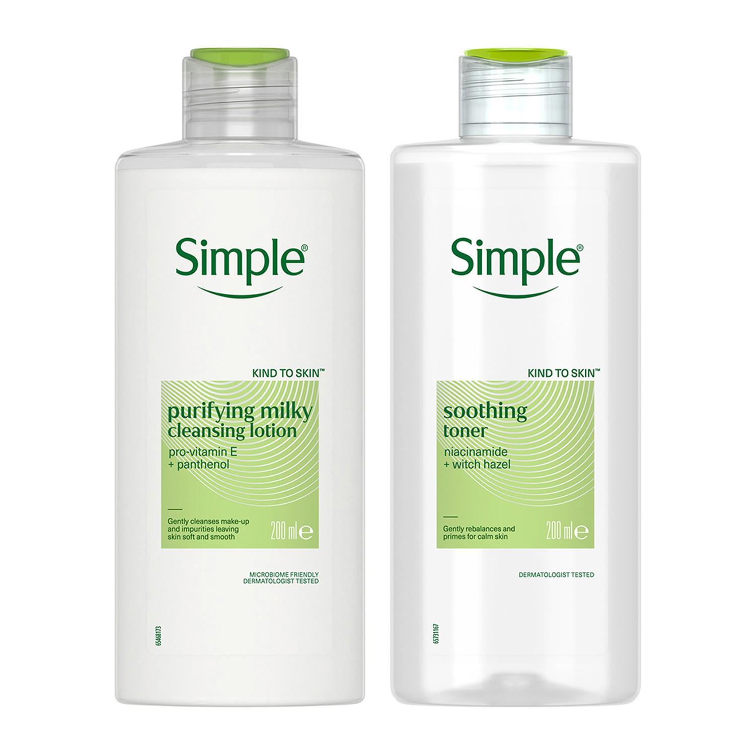 Simple Purifying Lotion + Soothing Toner - Image 3