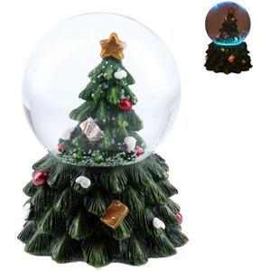 Light Up Christmas Tree Snow Globe