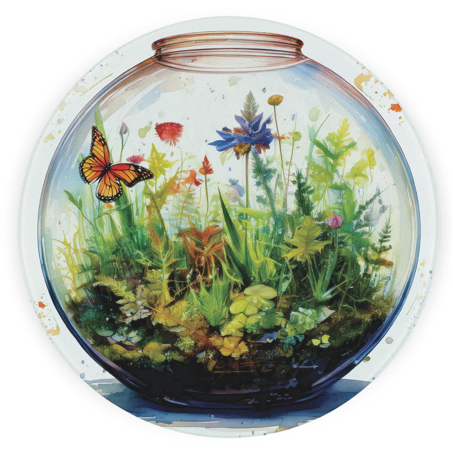 Image of Plant Terrariums Round Worktop Protector -&hellip;