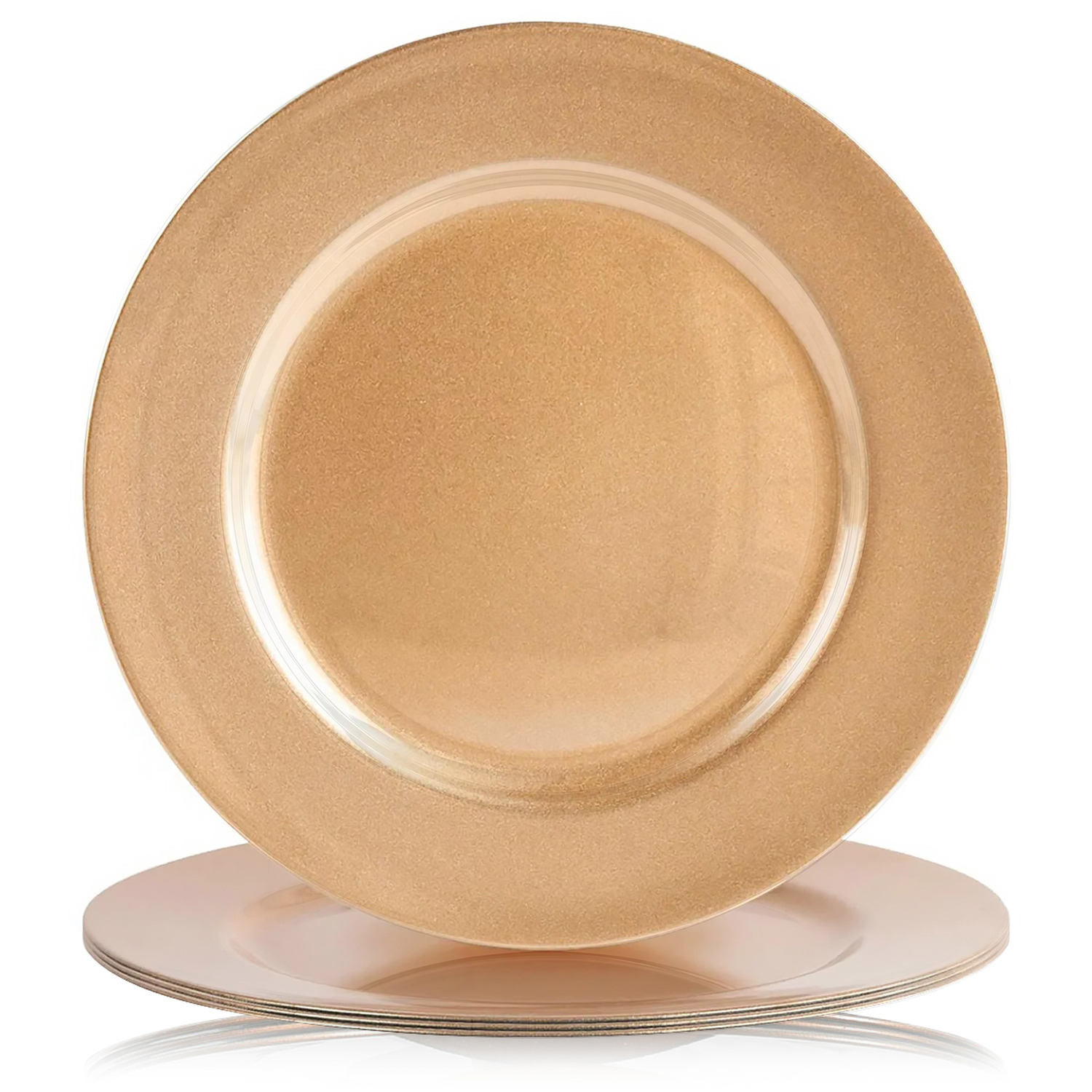 Image of Charger Plates Set of 4 Metallic&hellip;