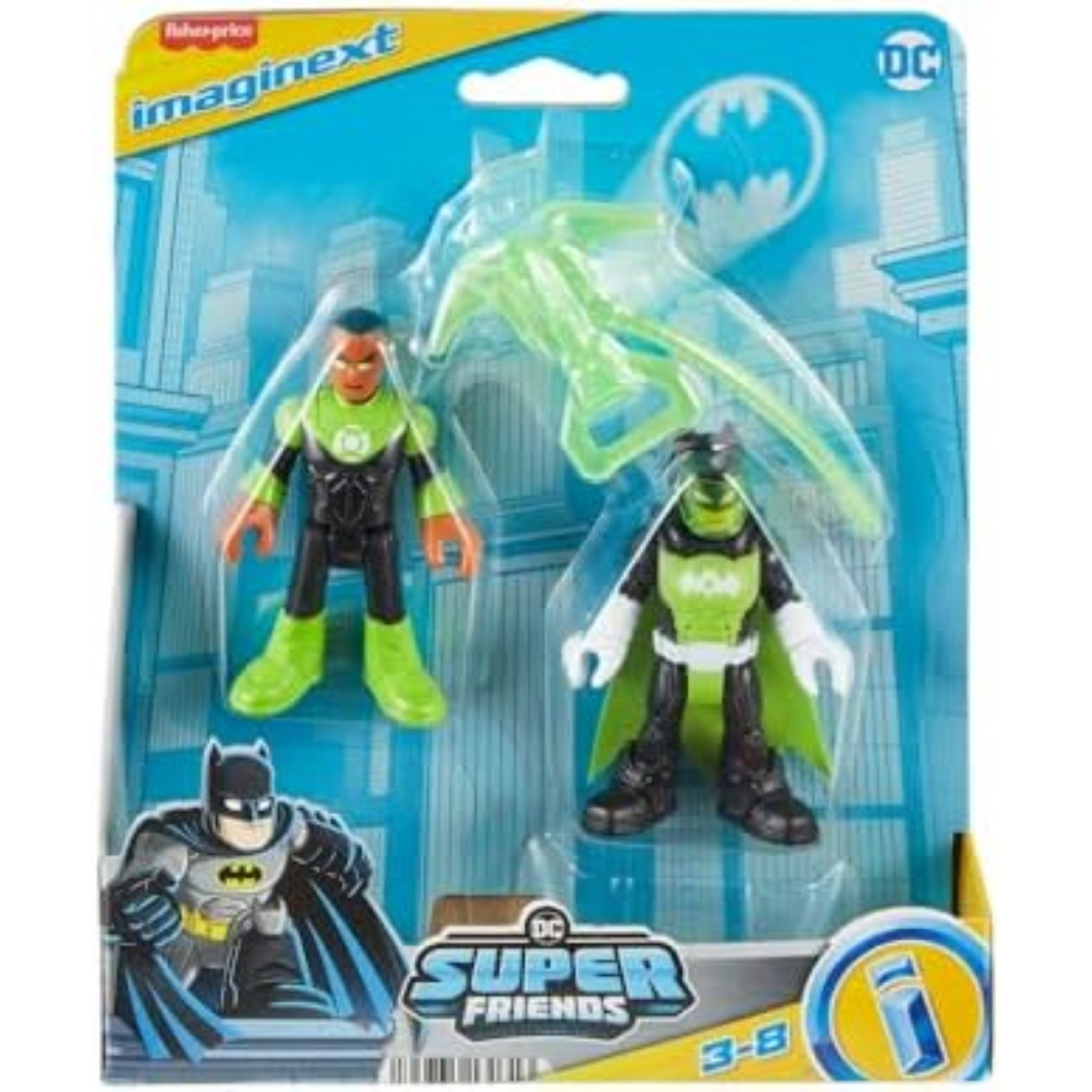 Imaginext Batman And Green Lantern Figure Set - Green