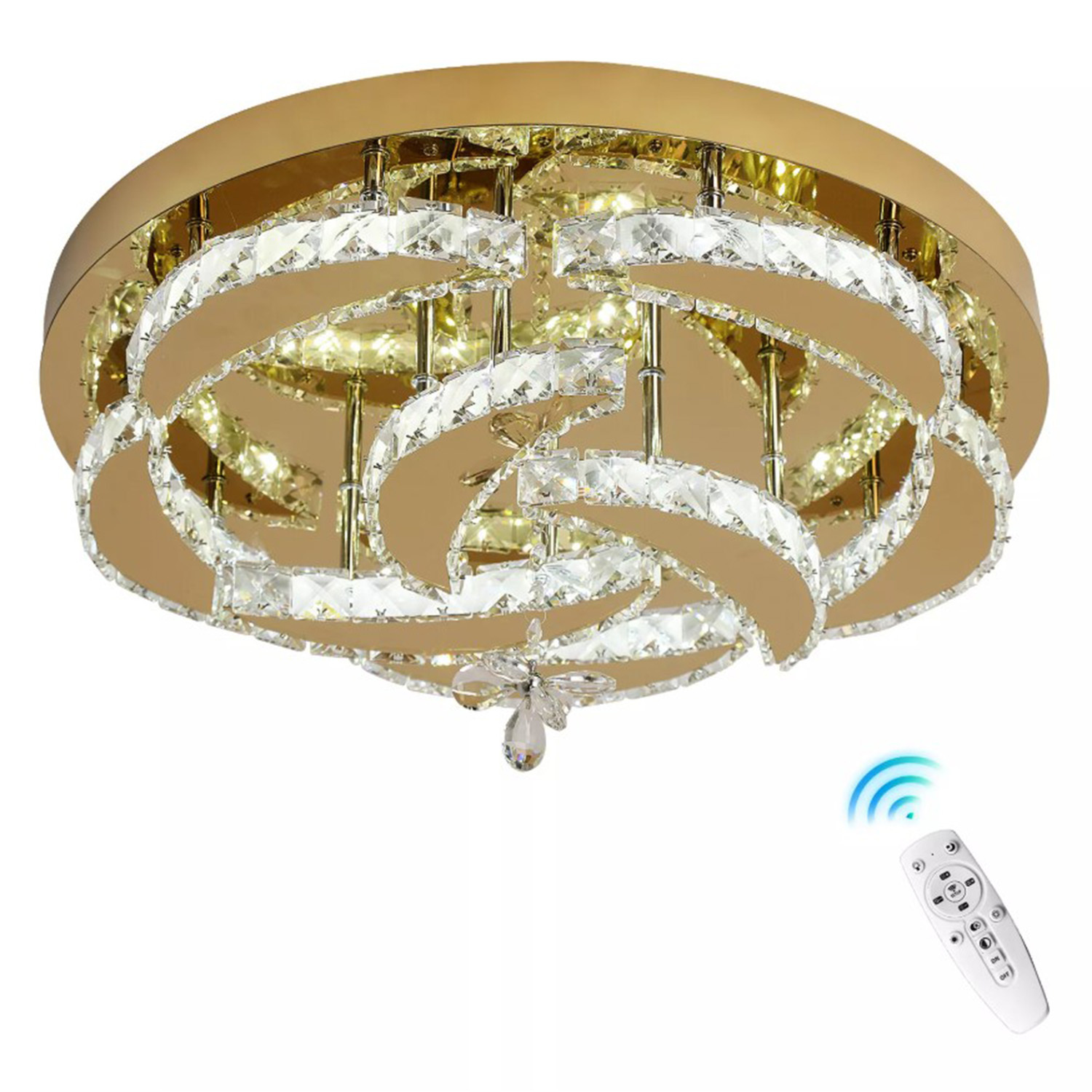 The Bath Plus Tb+ Chandelier Dimmable Gold - Gold