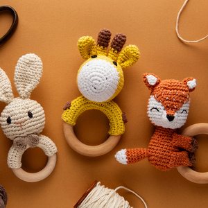 5xAcrylicYarnRollsKnittingWool