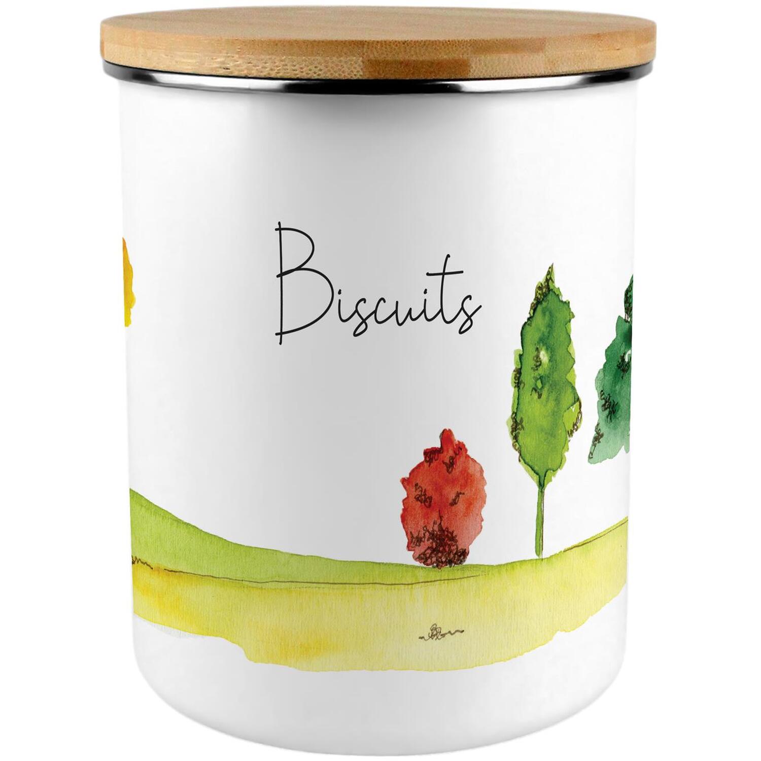 Purely Home English Landscapes Extra Large Biscuit Tin - Multicoloured