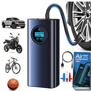 Cordless Digital Tyre Inflator USB Rechargeable Air Compressor Pump