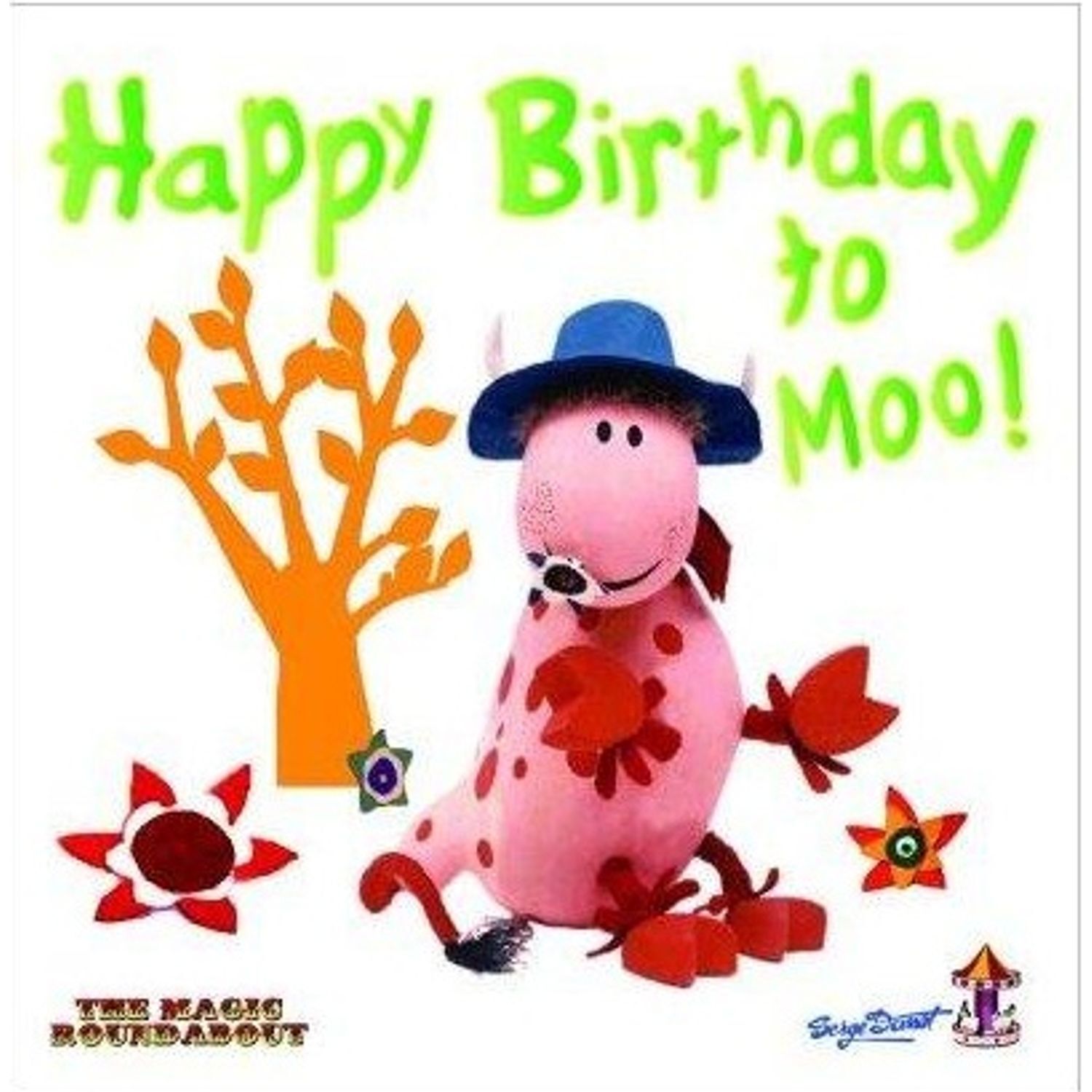 The Magic Roundabout Ermintrude Birthday Greetings Card - Multicoloured