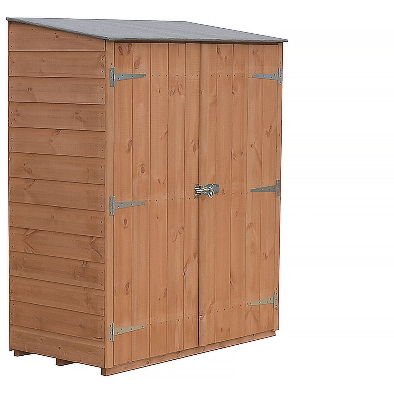 Shire Brown Garden Shiplap Store 4 X 2 - Image 9