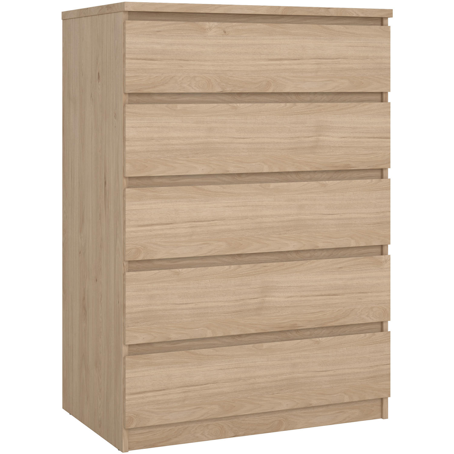 Furniture To Go Florence 5 Drawer Jackson Hickory Oak Chest Of Drawers - Image 4