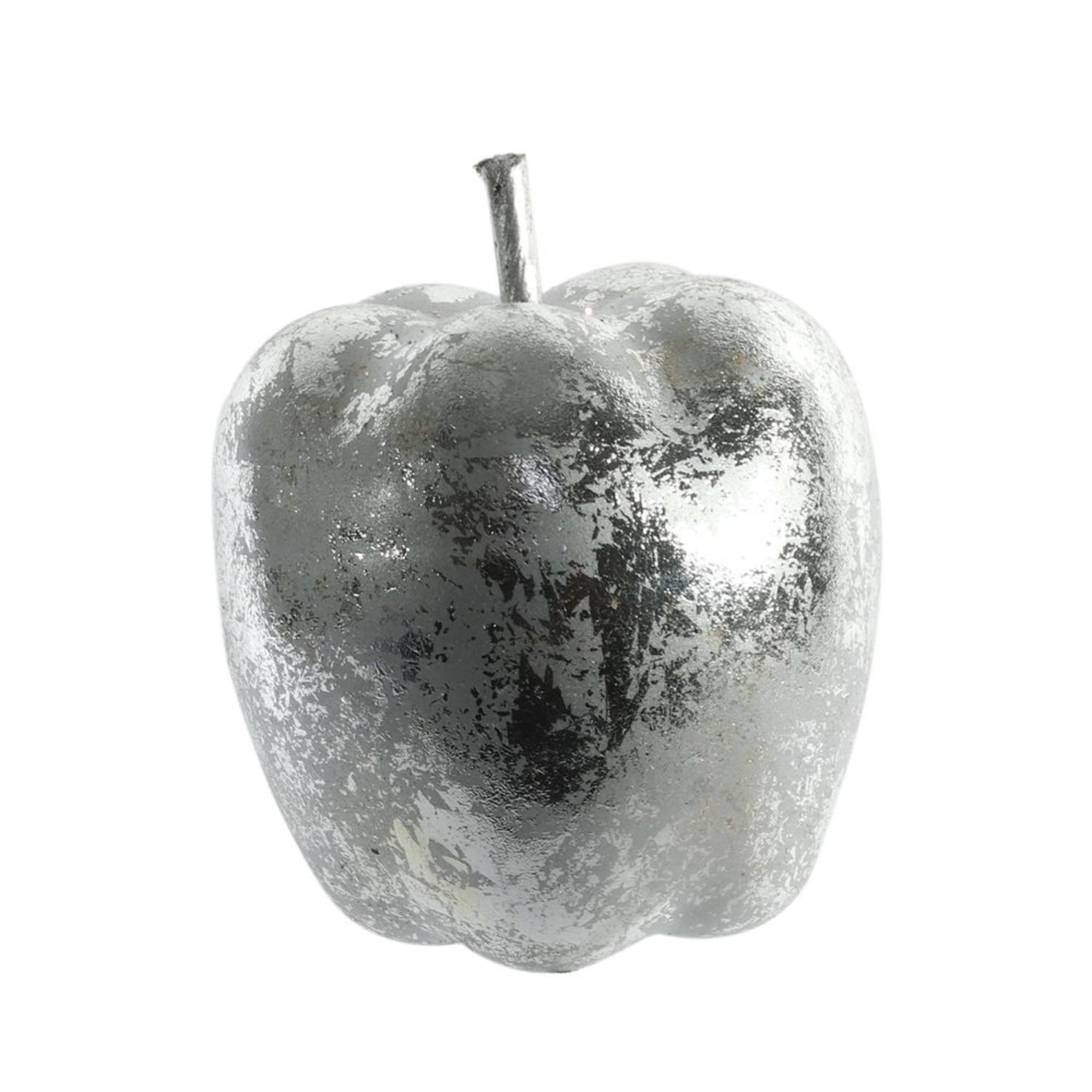  - Metallic Apple Hanging Decoration 3 PackSilver - Image 3