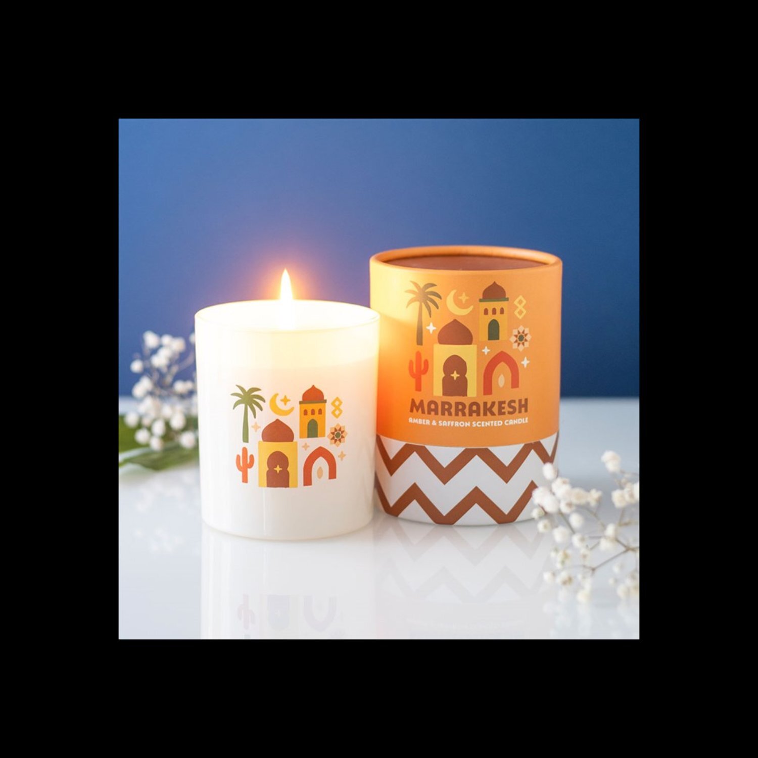  - Marrakesh Amber And Saffron Scented Candle - Image 3