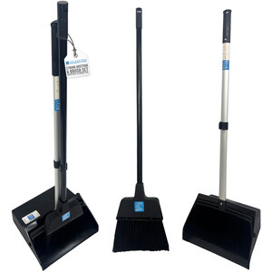 Strong Long Handled Dustpan and Brush Set Suitable for Industrial & Commercial Use