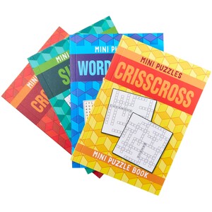 Pack of 4 Mini Puzzle Books