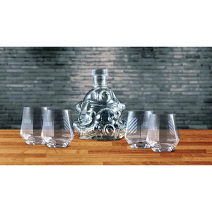 UKONIC Brotherhood Of Steel Decanter Set Bold Whisky Style