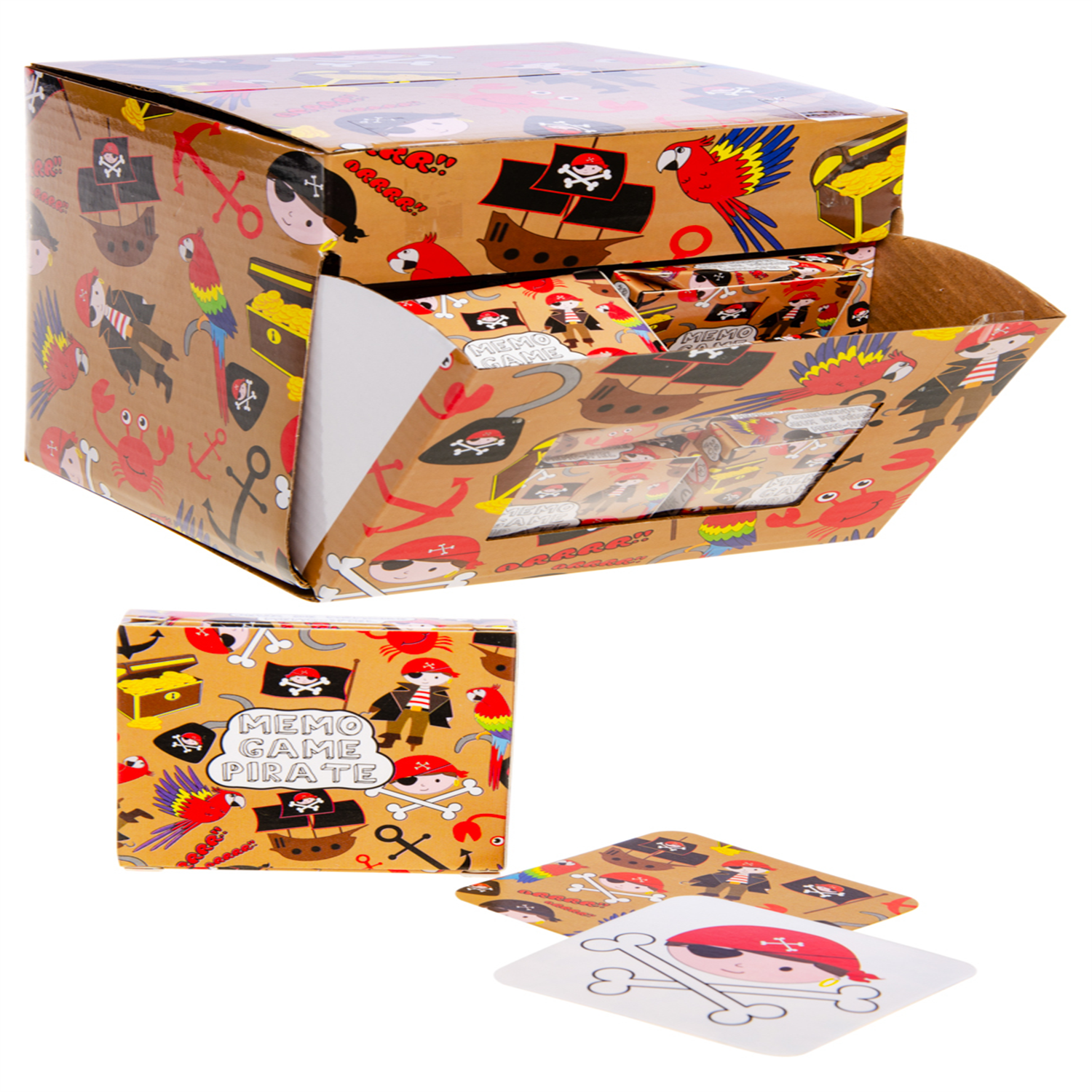 Pirate Mini Memory Game 28 Cards - Memo Matching Cards Party Bag Filler - Image 2