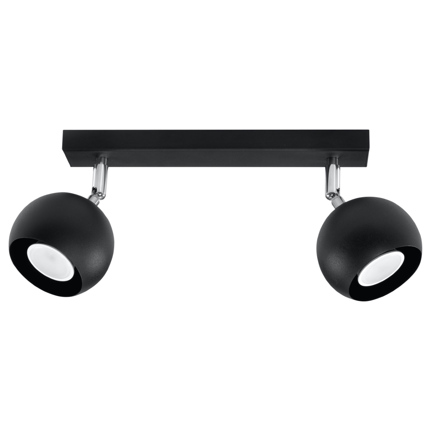 Sollux Lighting Ceiling Lamp Oculare 2 Black - Black