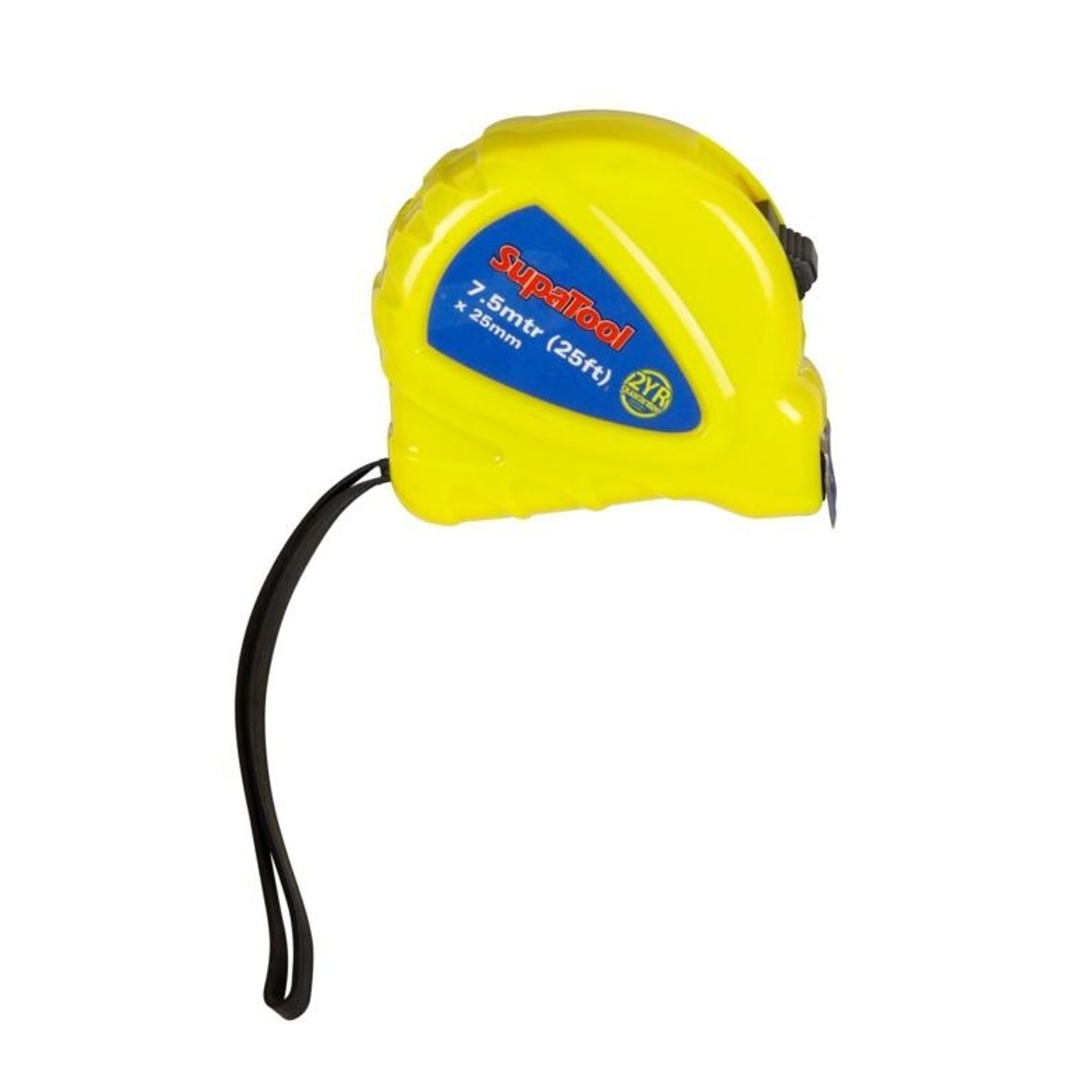 Supatool Plastic Case Tape Measure - Yellow