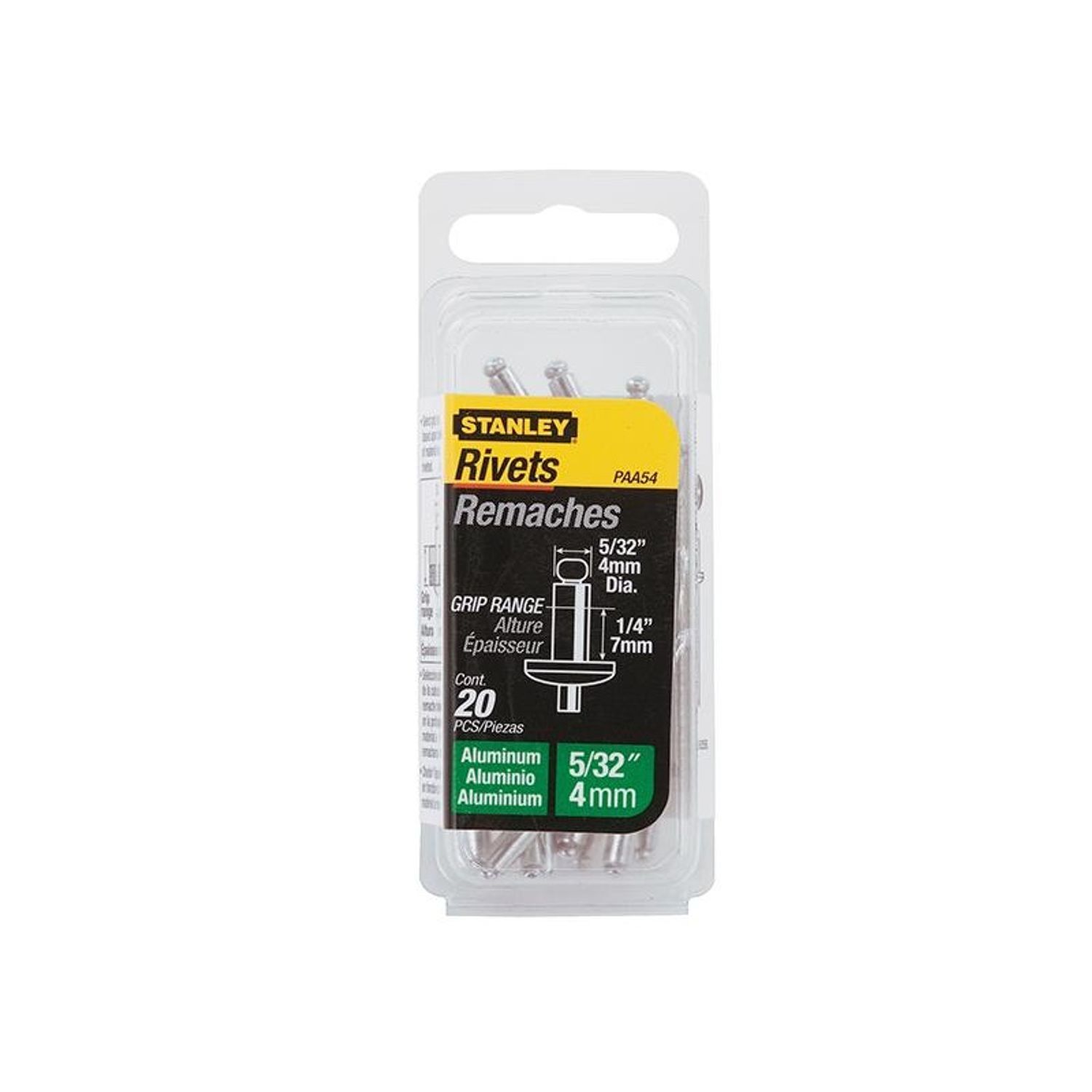 Stanley Hand Tools Aluminium Rivets D - Multi Colour