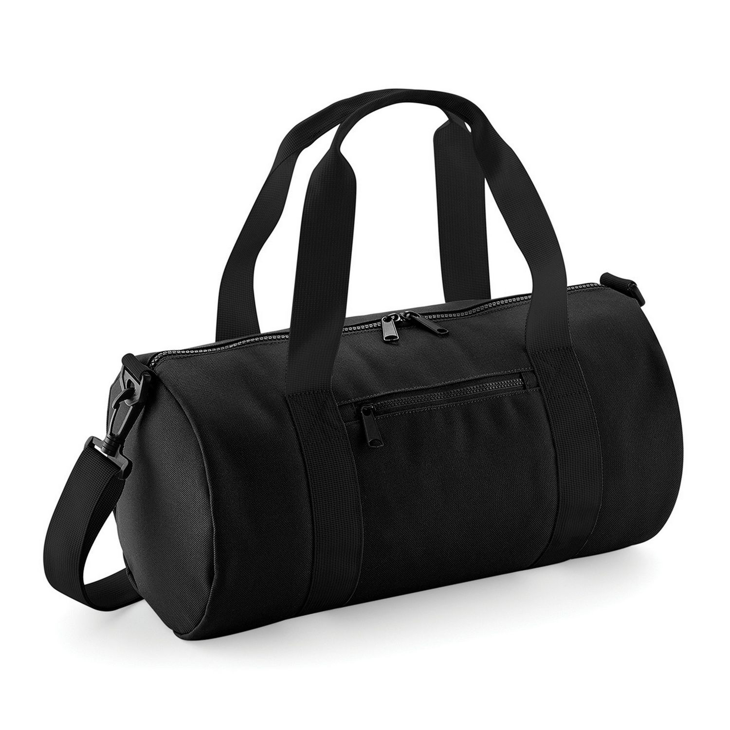 Bagbase Mini Barrel Bag (Pack Of 2) A - Black/Black