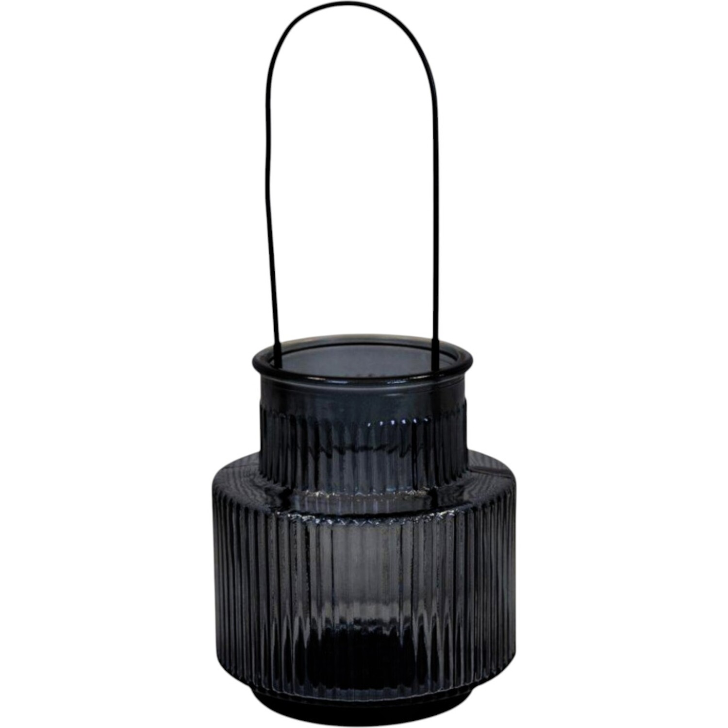 Four Candle Cool Grey Large Candle Holder with Handle - Grey