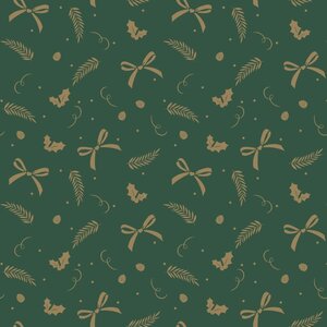 Festive Elements Kraft Green Kraft Paper