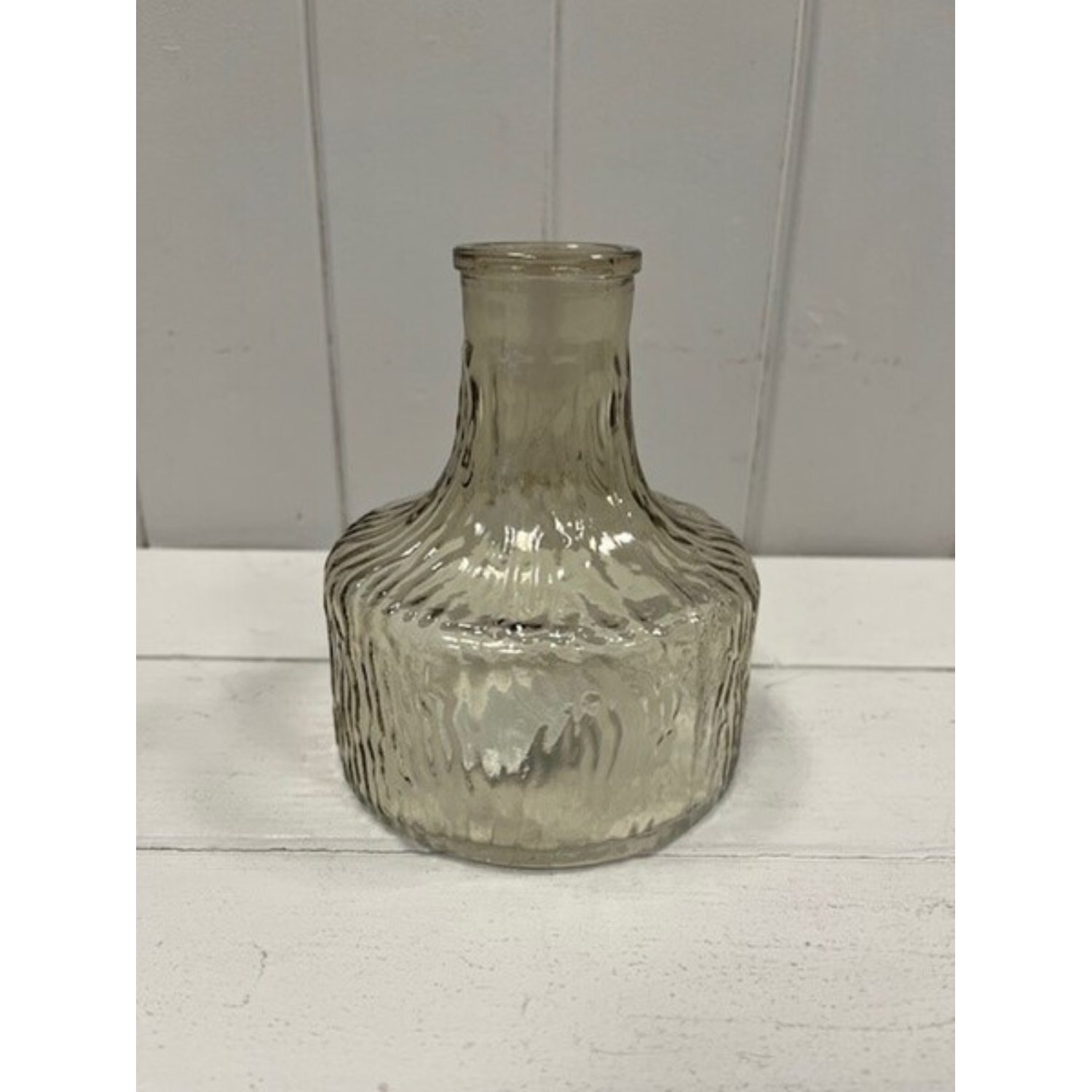 Kdmd Smokey Brown Decorative Glass Bottle - Brown