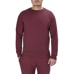 Classic Plain Crew Neck Long Sleeve Pullover Sweatshirt Jumper