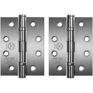 Grade 11 CE Marked Fire Door Hinges, Satin Chrome, Pack of 1