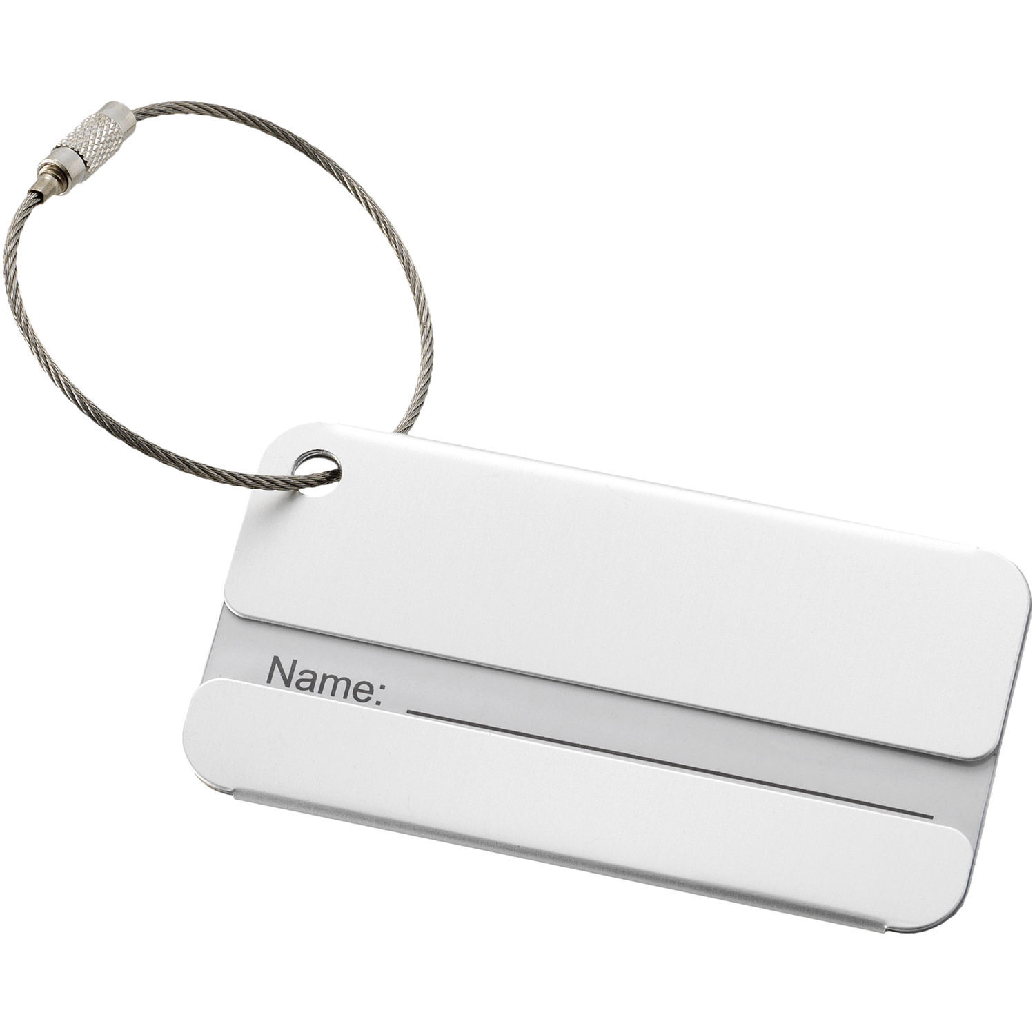 Bullet Discovery Luggage Tag - Silver
